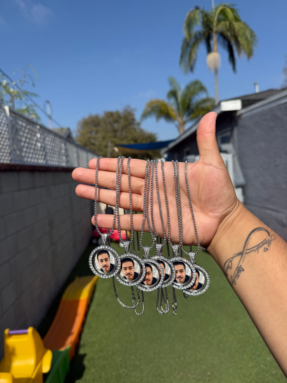 Memorial Photo Necklaces