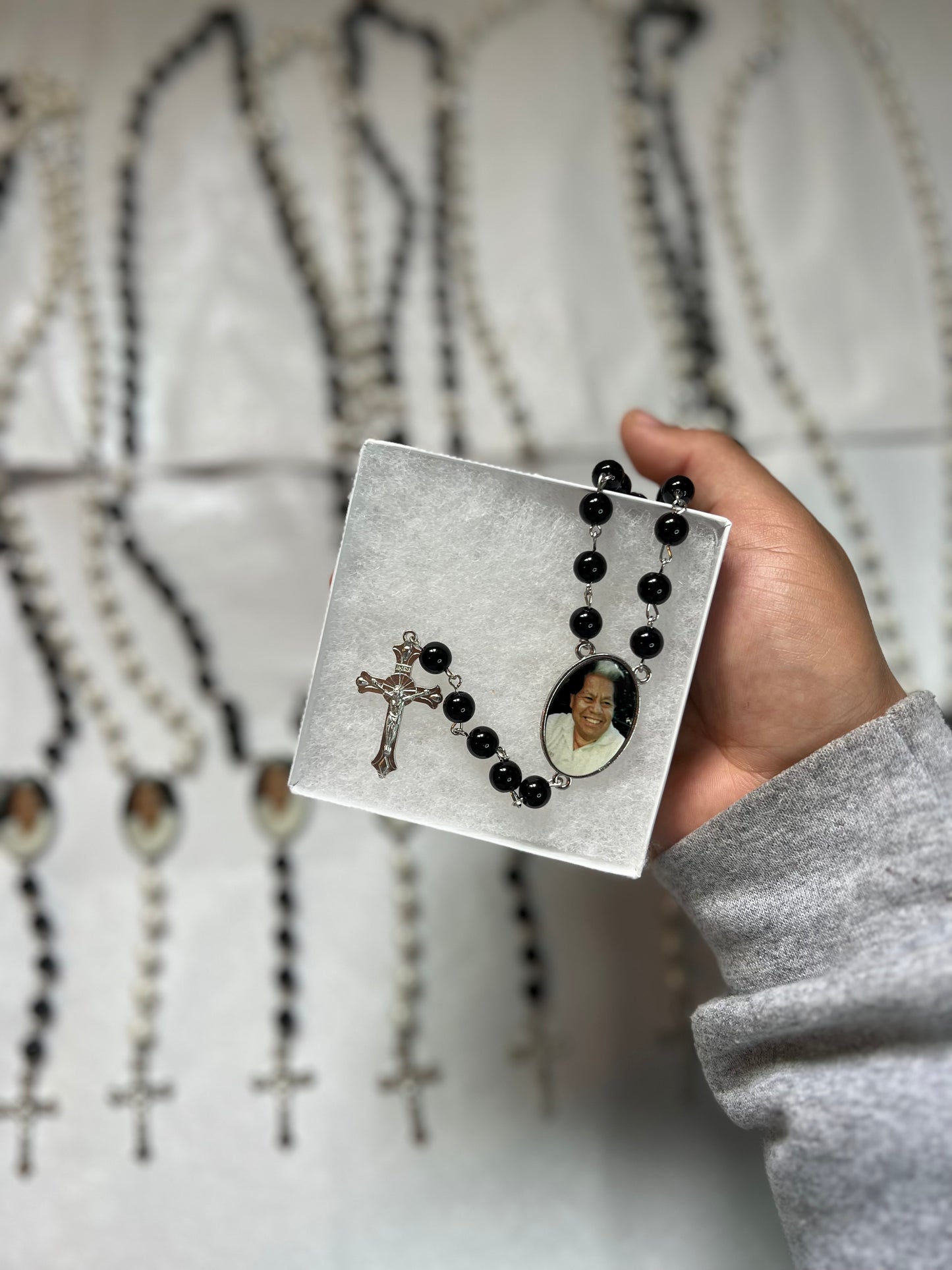 Memorial Rosary with Photo