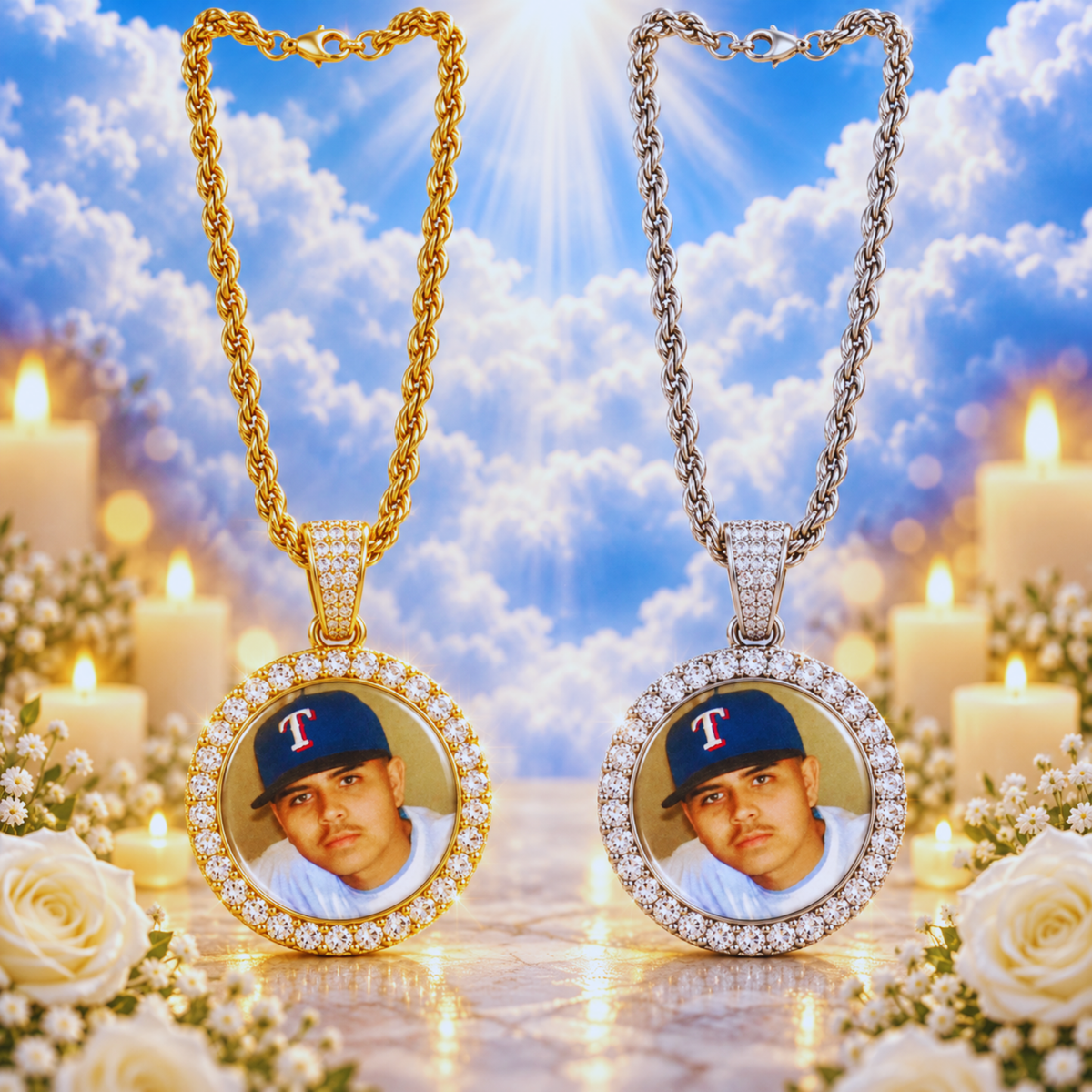 Memorial Photo Necklaces