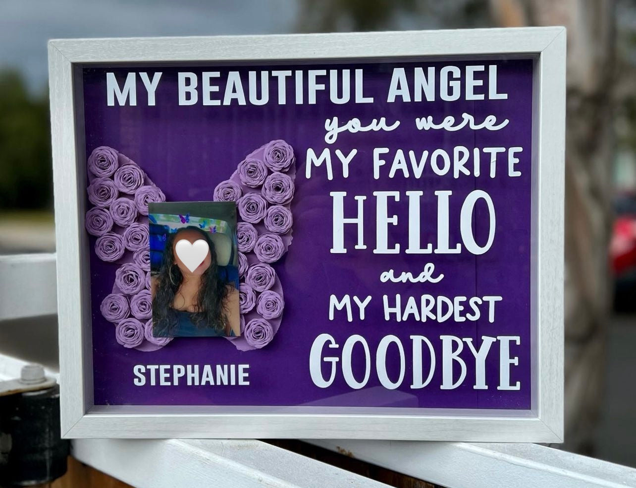 Memorial Quote Shadow Box