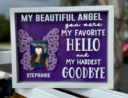 Memorial Quote Shadow Box