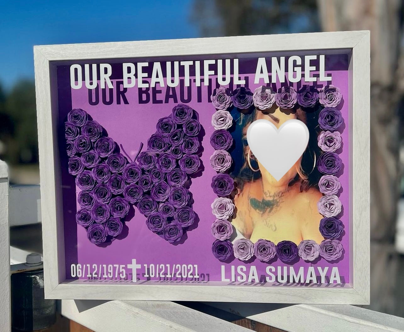 Butterfly Memorial Shadow Box