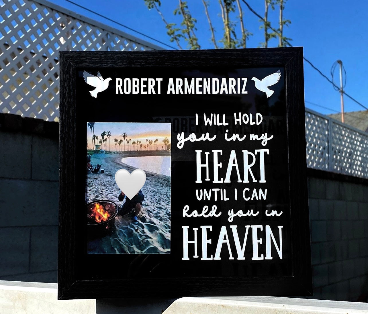 Photo Memorial Shadow Box