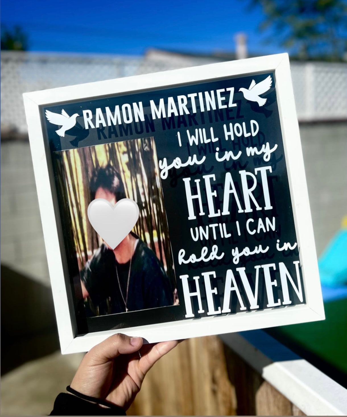 Photo Memorial Shadow Box