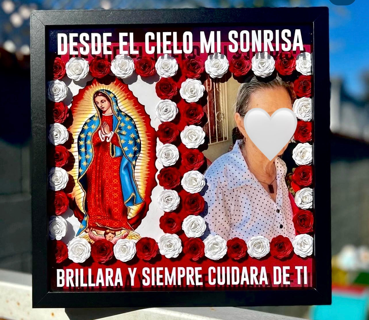 Virgin Mary ( Any Saint ) Shadow Box