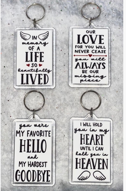 Memorial Keychains