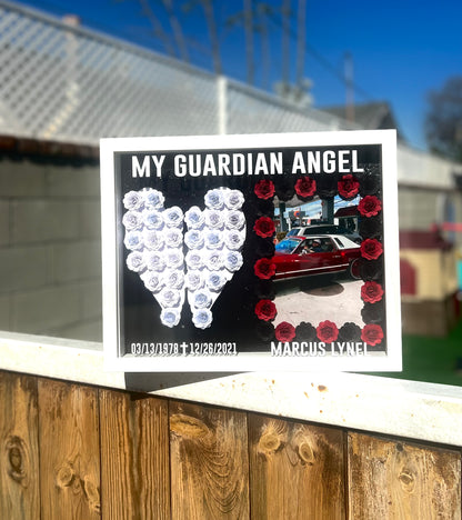 Angel Wings Memorial Shadow Box