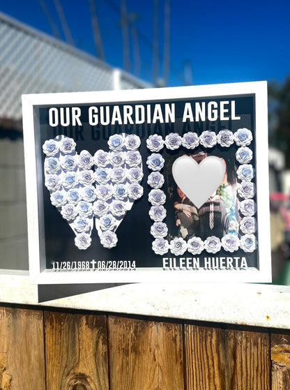 Angel Wings Memorial Shadow Box