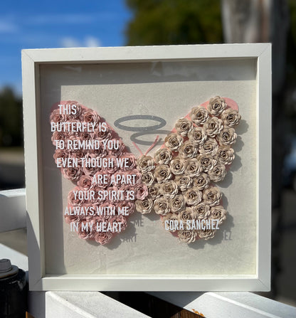 This Butterfly..Memorial Shadow Box