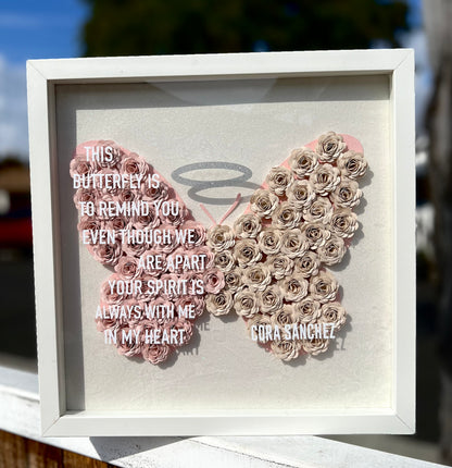 This Butterfly..Memorial Shadow Box