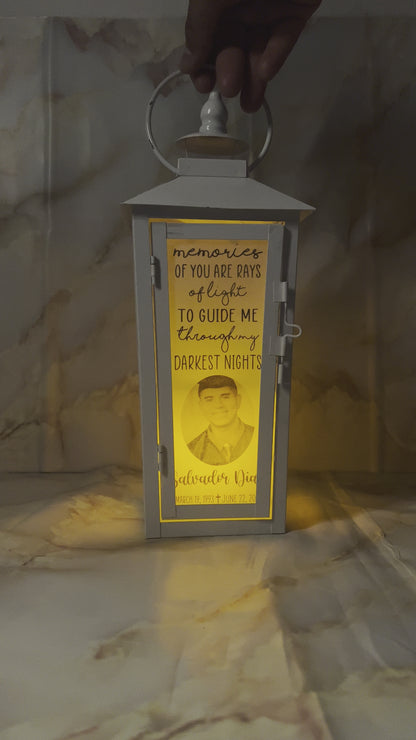 Personalized Memorial Lantern