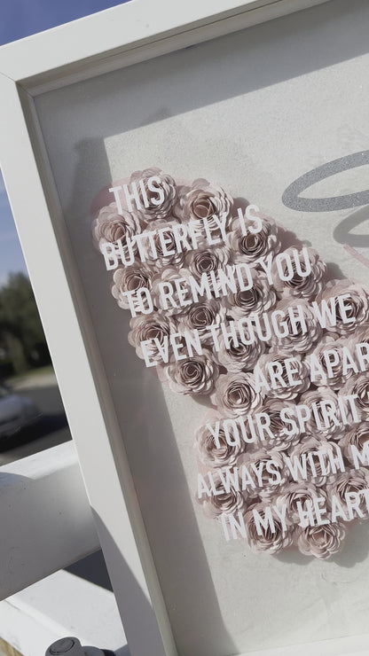 This Butterfly..Memorial Shadow Box